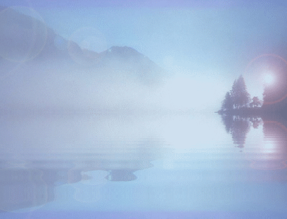 Lake with fog